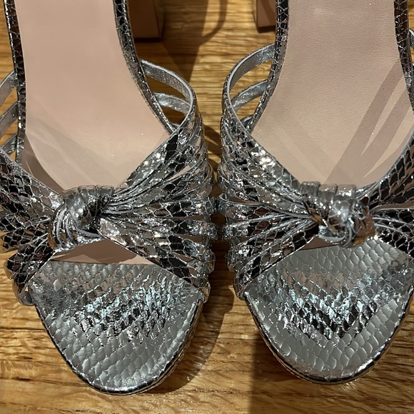 LOEFFLER RANDALL 
Rivka 115mm Leather Knot Platform Sandals - Picture 10 of 16